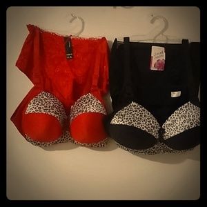 2 bra 44 c  and 2 panties(xl)